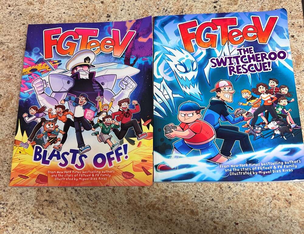 FGTeeV Graphic Novel 2-Book Bundle: Blasts Off! and The Switcheroo Rescue!